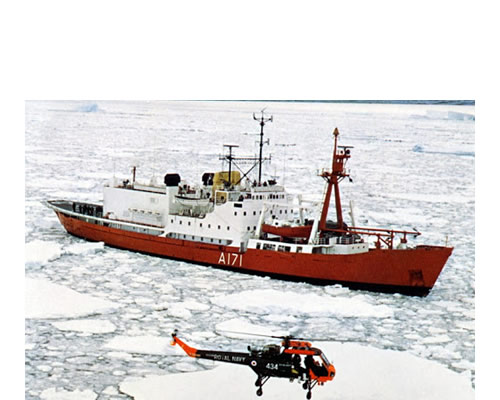 HMS Endurance se dirige a Puerto Leith